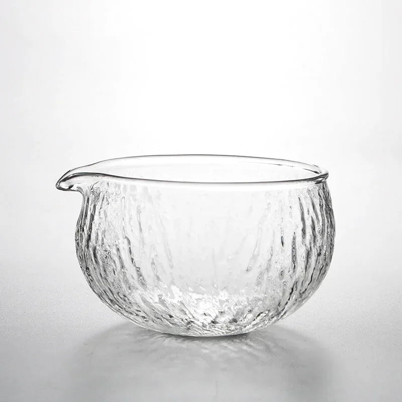 Bol à Matcha en Verre Transparent