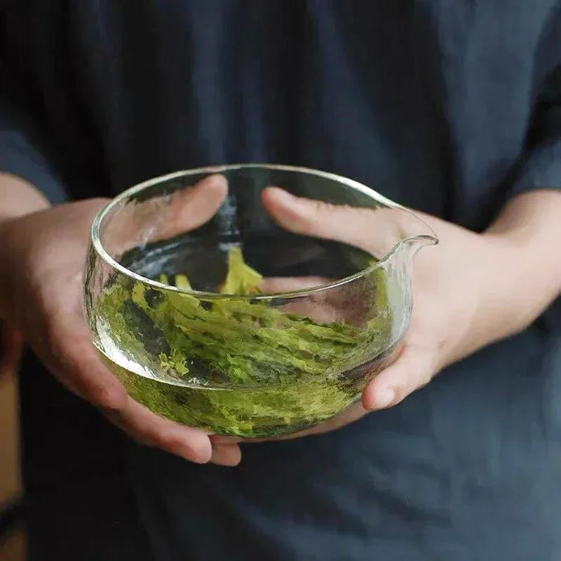 Bol Matcha Transparent avec son Fouet