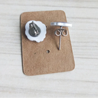 Boucles d'Oreille en Acrylique Matcha Lovers