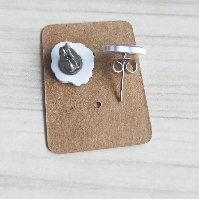 Boucles d'Oreille en Acrylique Matcha Lovers