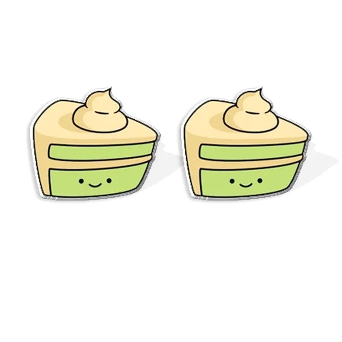 Boucles d'Oreille en Acrylique Matcha Lovers