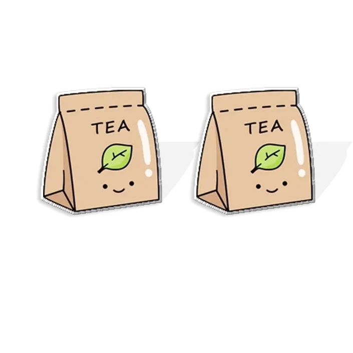 Boucles d'Oreille en Acrylique Matcha Lovers