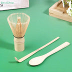 Ensemble de fouet en Bambou et 2 Cuillères pour Matcha