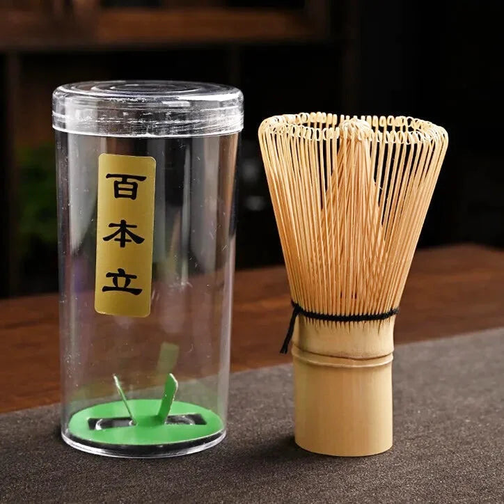 Fouet en Bambou Naturel pour Matcha