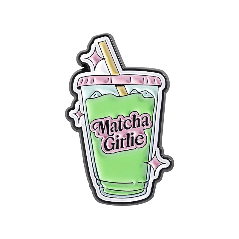 Pins Matcha Lover - Lot de 4