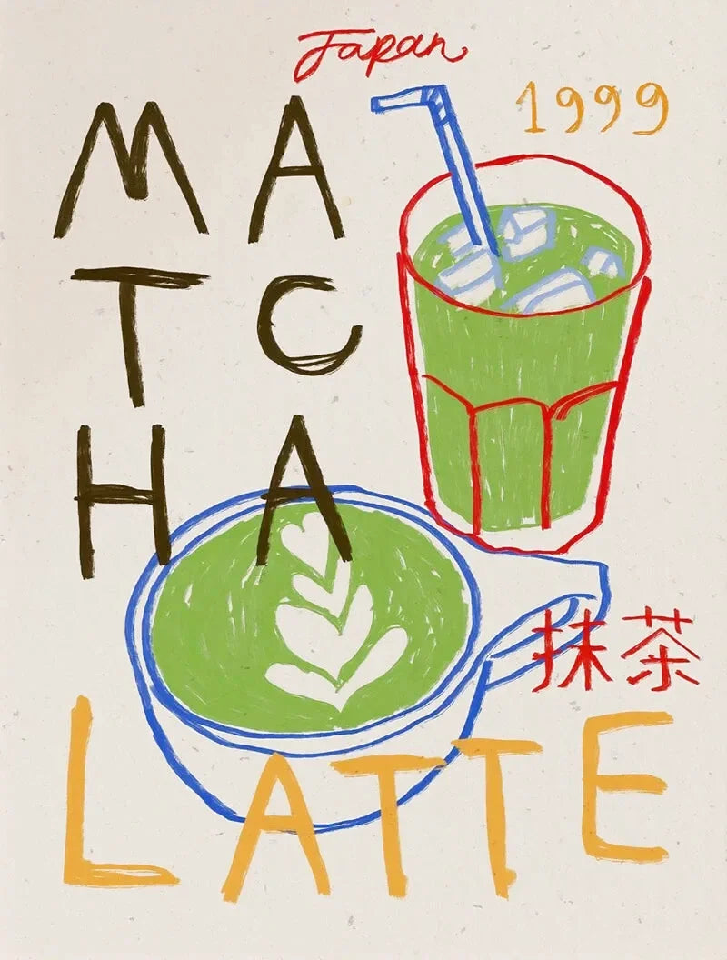 Poster Matcha Latte