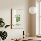 Poster Minimaliste Iced Matcha Club