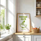 Poster Minimaliste Matcha Club